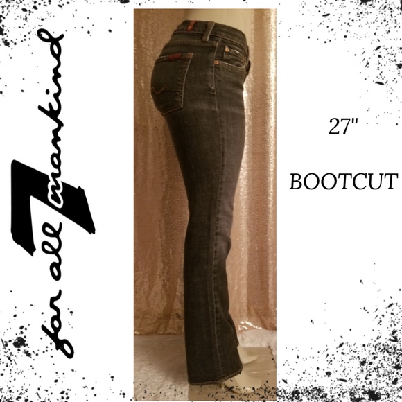 7 FOR ALL MANKIND Boot Cut Women's Denim Jeans - Picture 2 of 8